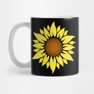 , Sunflower mask, Flower Face mask. Mug